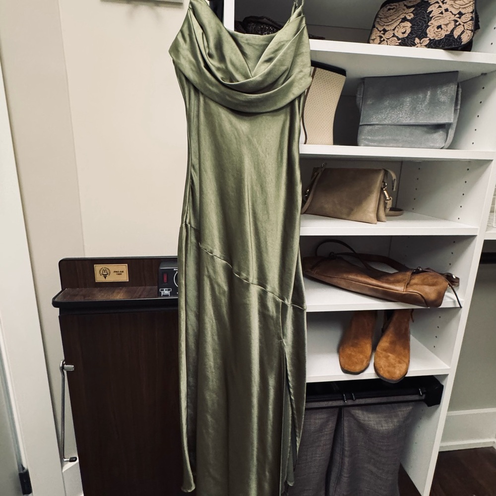 Hello Molly Sage Green Long Dress